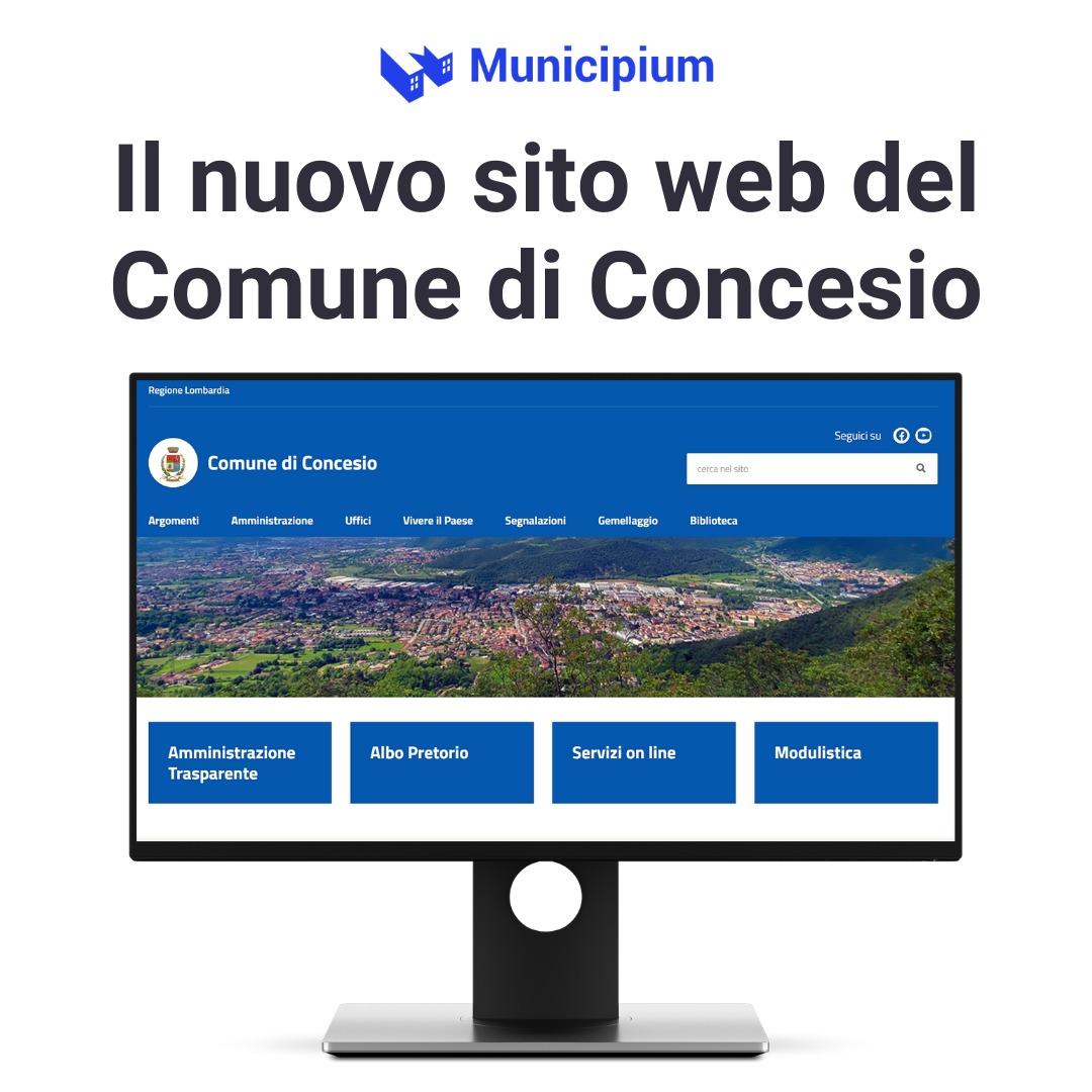 Naviga sul nuovo sito web del Comune di Concesio