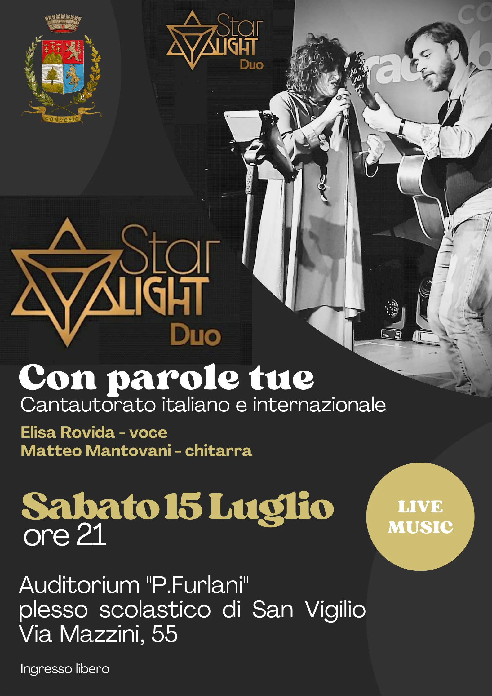 Star light duo - cantautorato italiano e internazionale