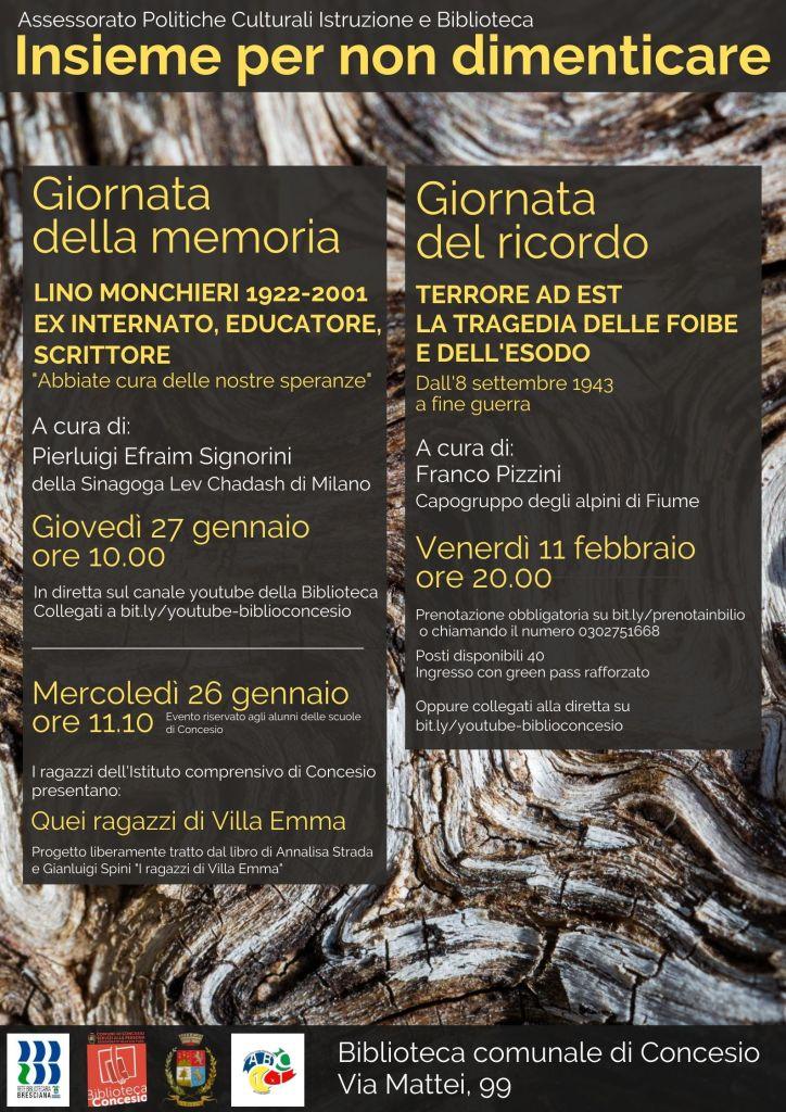 Insieme per non dimenticare