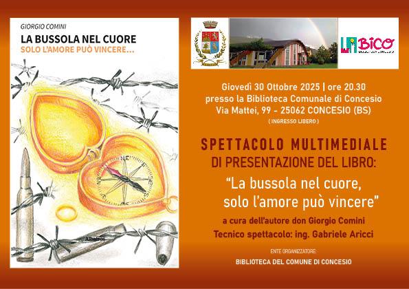 Presentazione del libro: LA BUSSOLA NEL CUORE di Giorgio Comini