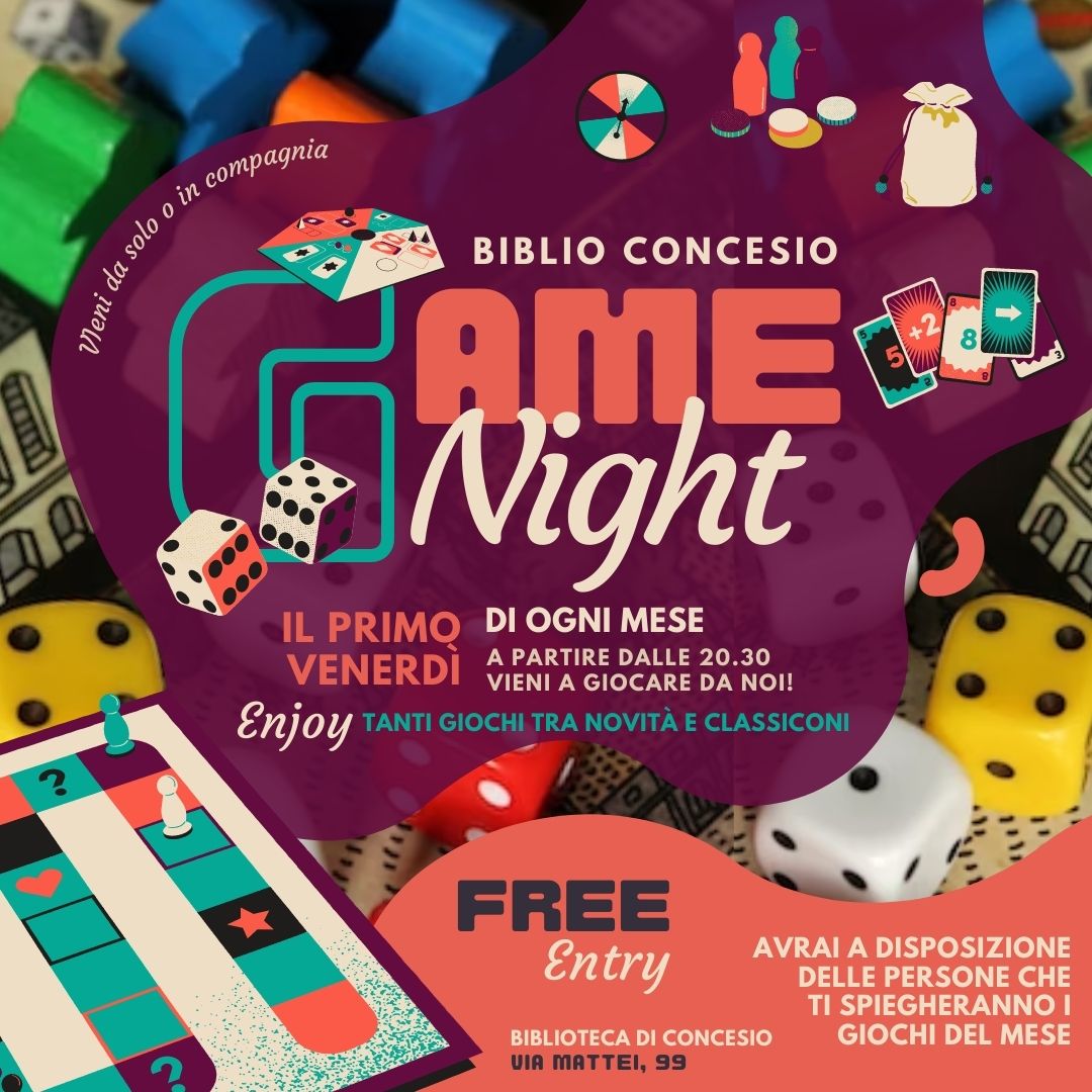 GAME NIGHT – serata di giochi da tavolo