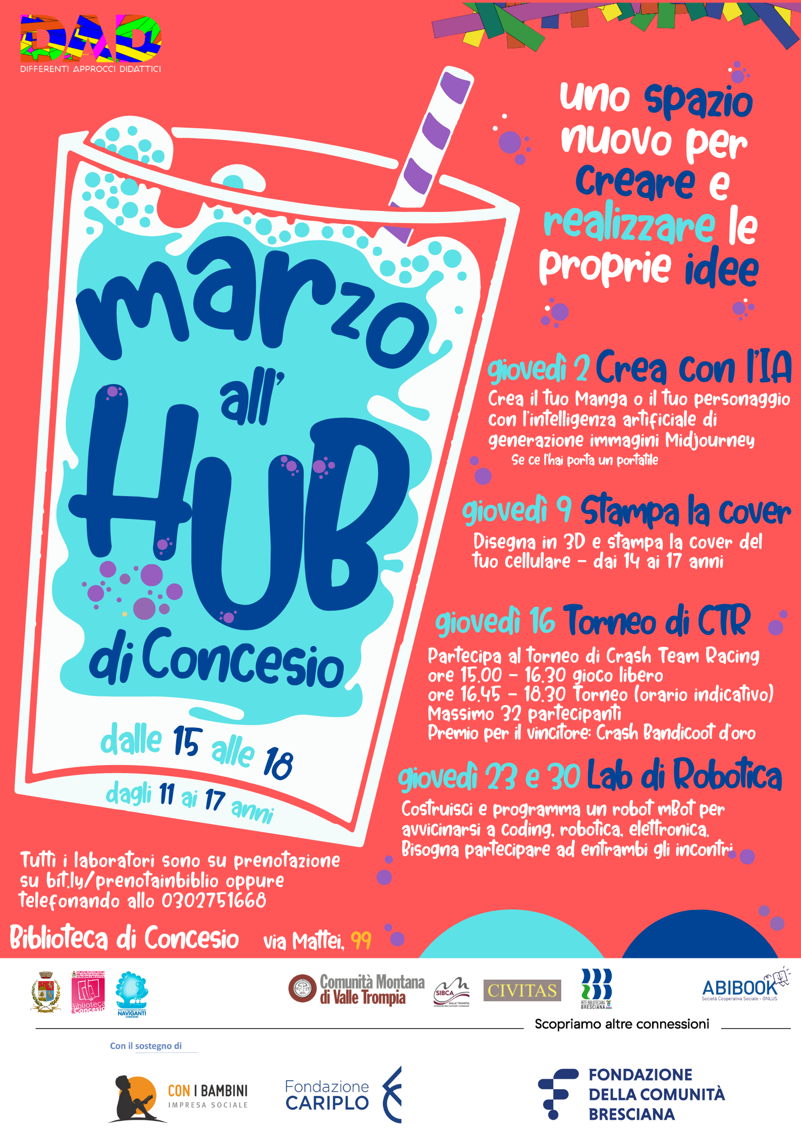 Hub in biblioteca 