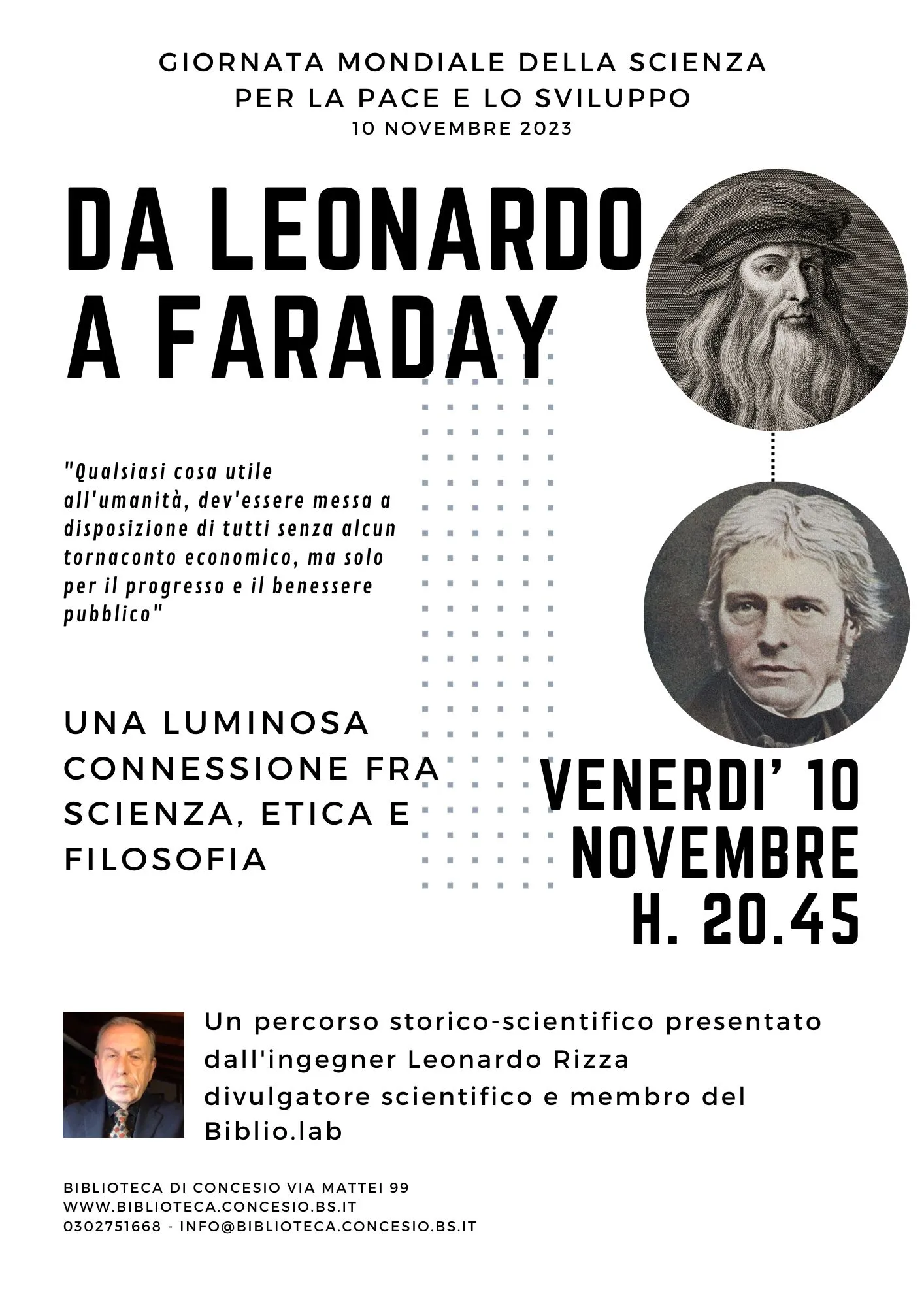 Da Leonardo a Faraday