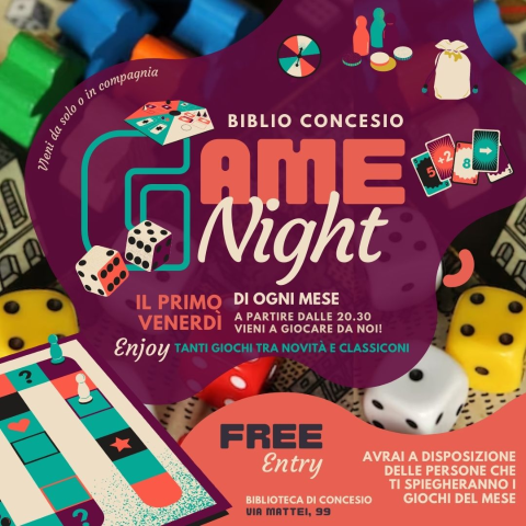GAME NIGHT- BIBLIOTECA DI CONCESIO